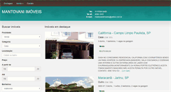 Desktop Screenshot of mantovaniredeimobiliaria.com.br