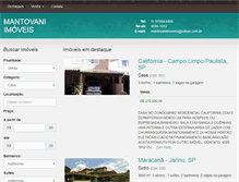 Tablet Screenshot of mantovaniredeimobiliaria.com.br
